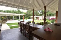 Las Terrenas Front Beach and Garden Villa with Private Staff