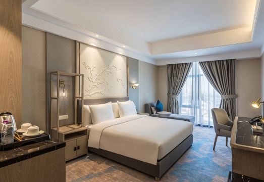 아버 카미스 무사이트 조식장 또는 휴게공간