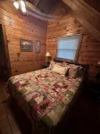 Rustic Cabin with Long Range Mountain Views - Hot Tub - Fire Pit - Mountain View