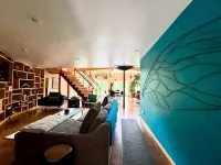 Osseo Lake Lodge  Unique Octagon Home with Sunset Views & Private Waterfront
