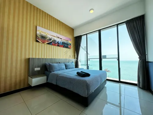 PD D'Wharf Duplex 3BR - Full Seaview (Up To 12 Pax) - Airport Shuttle