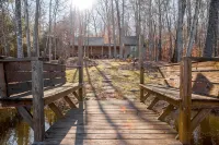 Cozy luxurious log cabin  near the rocky river