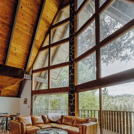 Spacious North Cascades Riverside A-Frame w/ Mt Baker Views - Dog-Friendly