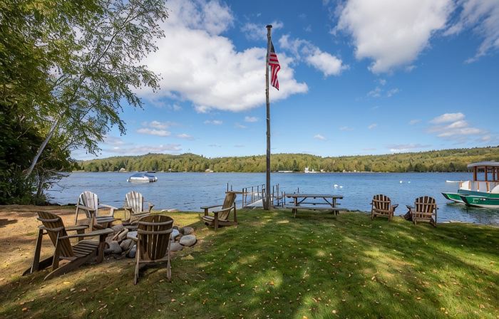 Large Lakefront Home