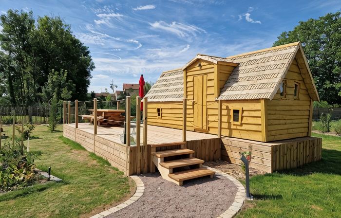 Cabane, Hébergement Insolite, Tout Confort Jusqu'à 3 Personnes