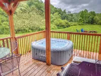 Peaceful & Romantic Log Cabin w/Hot Tub+Fireplace+Wi-Fi - Alphydda