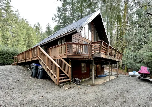 Luxurious Cabin Style Lake House walking distance to Lake Cushman - WiFi