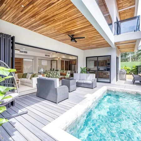 Brand New 7 Bedroom Luxury Villa Prime Location on the South End of Jaco Beach