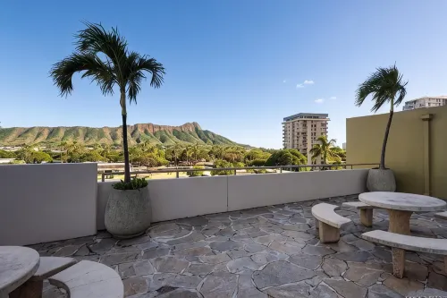 1Bd Condo Diamond Head & Ocean View Free Parking Free Amenities Walk to Beach - สระว่ายน้ำส่วนตัว