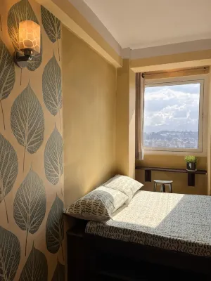 Warm Pink Rooftop apartment with Boudha View - Apartemen