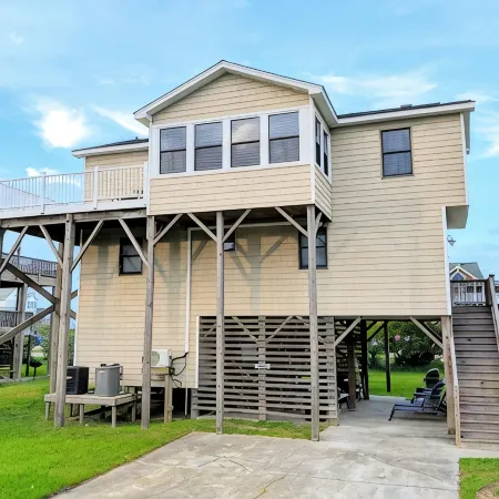 South Nags Head, Ocean View, 3Min Walk to Beach, Hot Tub, Sunrise & Sunset Views