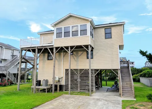 South Nags Head, Ocean View, 3Min Walk to Beach, Hot Tub, Sunrise & Sunset Views - Fitnessstudio