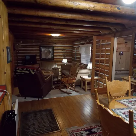 The White Buffalo rustic cabin located in the middle of West Yellowstone, MT