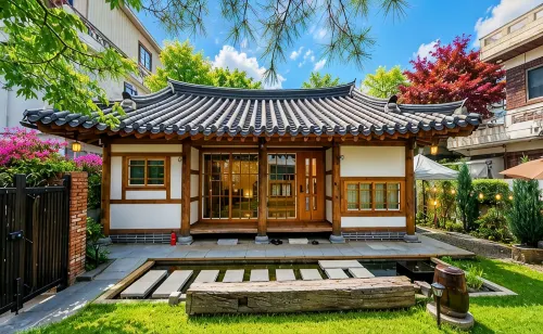 Morning of Gyeonggijeon Gyeong - Private Pools
