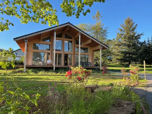 Chalet bois cœur Cévennes - Hytter