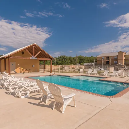 Float the Horseshoe Luxe Riverfront Condo