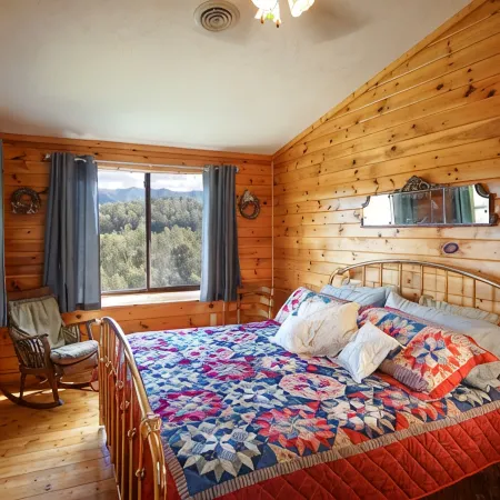 Cliffhanging Cabin over French Broad River between Hot Springs, NC and Gatlinburg Tn