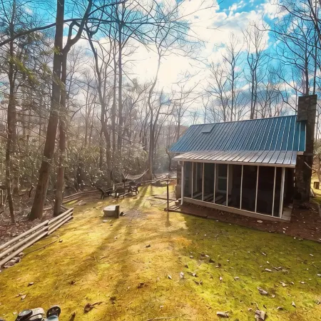 Charming and modernized 1800's Creekside Cabin w/Hot Tub and 5 minutes to I-77