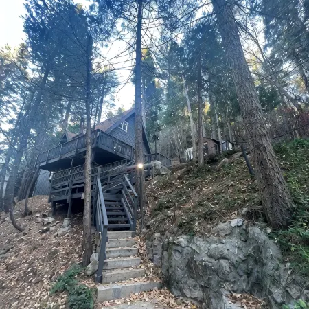 RemodeledLux Black Cabin in Lake Arrowhead W/ Full Studio. 3 min to the Lake.