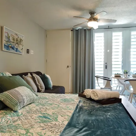 Charming studio in fabulous Luquillo with AC, WiFi close to the Beach