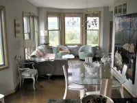 Apartment with Expansive Views;  River & Mountains Walk to Train, Main St, Dia - Condos