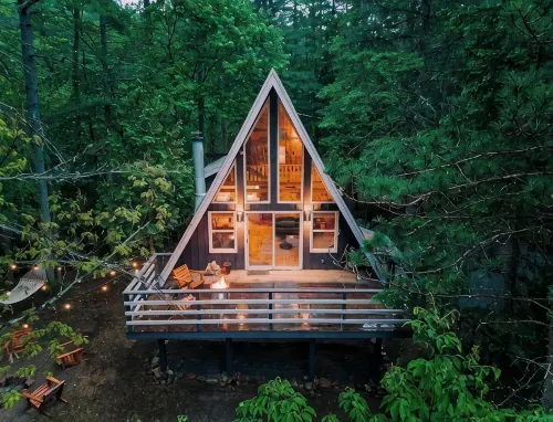 A-frame w/ sauna near Whiteface & Lake Placid, NY - Chalets