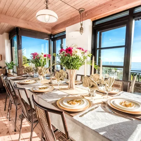 Seaside Fairy Tale Swiss Chalet, Unbelievable Sea View & Beach