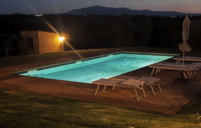 Villa in Città della Pieve. A peaceful oasis among woods and olive groves