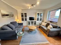Tasteful and family-friendly quality apartment near the golf course - balkon