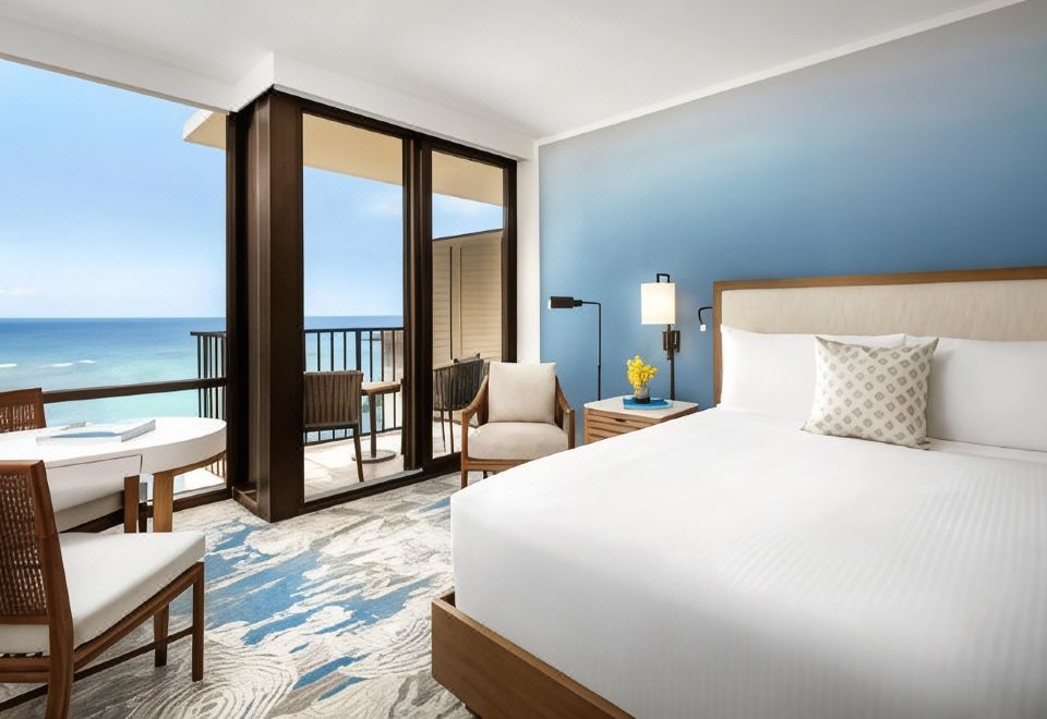 와이키키 해변 불꽃놀이 야경