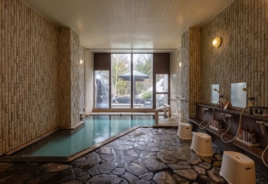 아키타 온천 풍경