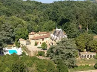 Château d'Urbilhac - vue sur la montagne