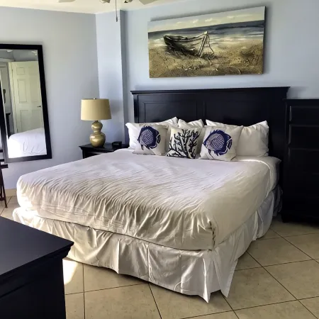 Two Panoramic Ocean Views from the Living room and Master Bedroom in this Condo
