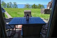 Lakeside Cabin with Sunset View & Fireplace