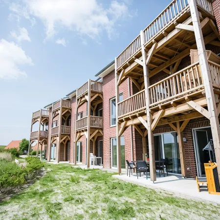 Modern apartment overlooking the dike, in Wremen