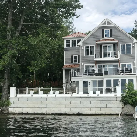 Luxury Villa-Private Waterfront on Lake Winnipesaukee w/ Boat Dock- Meredith Bay