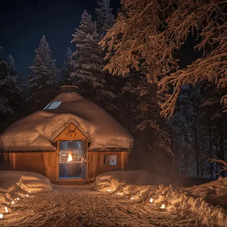 Kuukkeli Log Houses Teerenpesä - Premium Suite A48