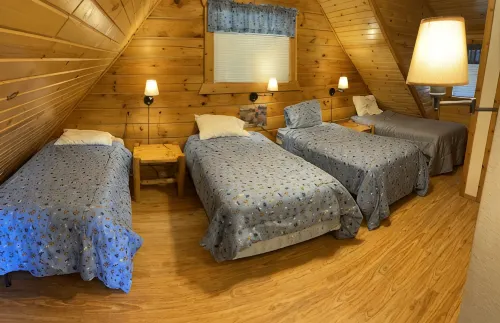 Entertainment Cabin: with 8 Large Screen TV's on 1 Wall.  Great for Small Groups - Chalets