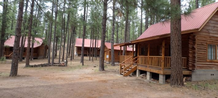 Circle Pine Ranch - "The Real Log Cabin Experience" Hotels in Apache County