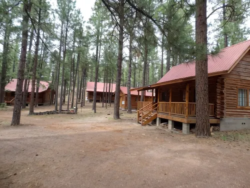 Circle Pine Ranch - "The Real Log Cabin Experience" -  Privatzimmer