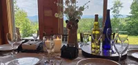 Private Stunning Mtn Views LogCabin Jetted Tub EV Charger Wifi 15 Min-Lake James - 2つ星