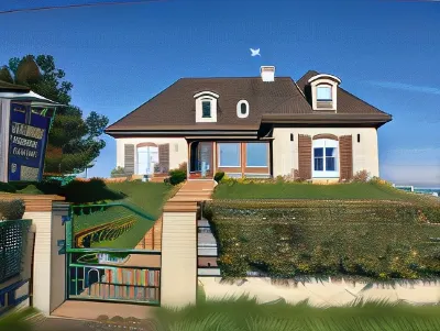 La Villa Port Winston - Face Mer B&B Hotels in Calvados