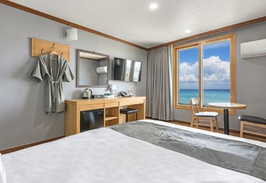 포트뷰 호텔의 아늑한 객실