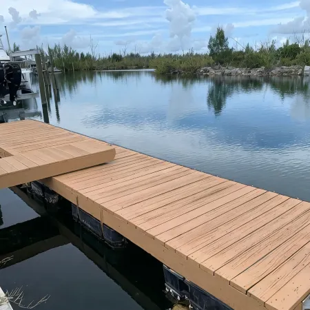 Waterfront home with private dock near the beach