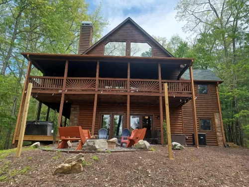 Nature's Retreat - 4 Br, Hot Tub, Game Room, Firepit - Near Blue Ridge! - 3-Star