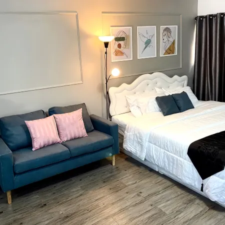 Impact Arena Muang Thong Condo C3 Grey by Goodroom24