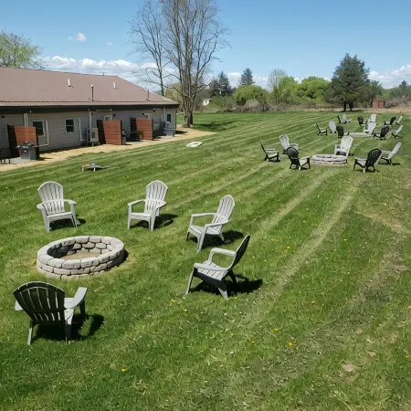Freshly updated apartment with ample outdoor space