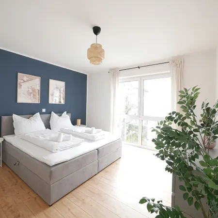 85qm, Parkplatz, Zentral, Großer Balkon, 2 Bäder