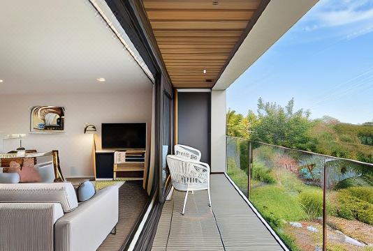 펀즈 모텔 & 아파트먼트 버컨헤드의 깔끔한 건물 입구