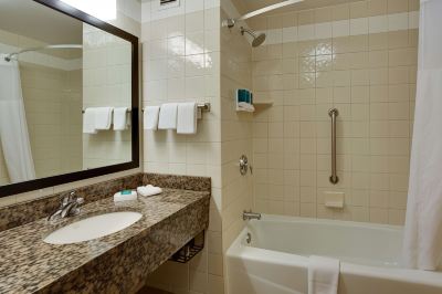 Suite, 2 Queen Beds, Accessible, Refrigerator&Microwave (Sofabed, 2 Rooms, Roll in Shower)